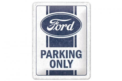 Blechschild Ford Logo Parking